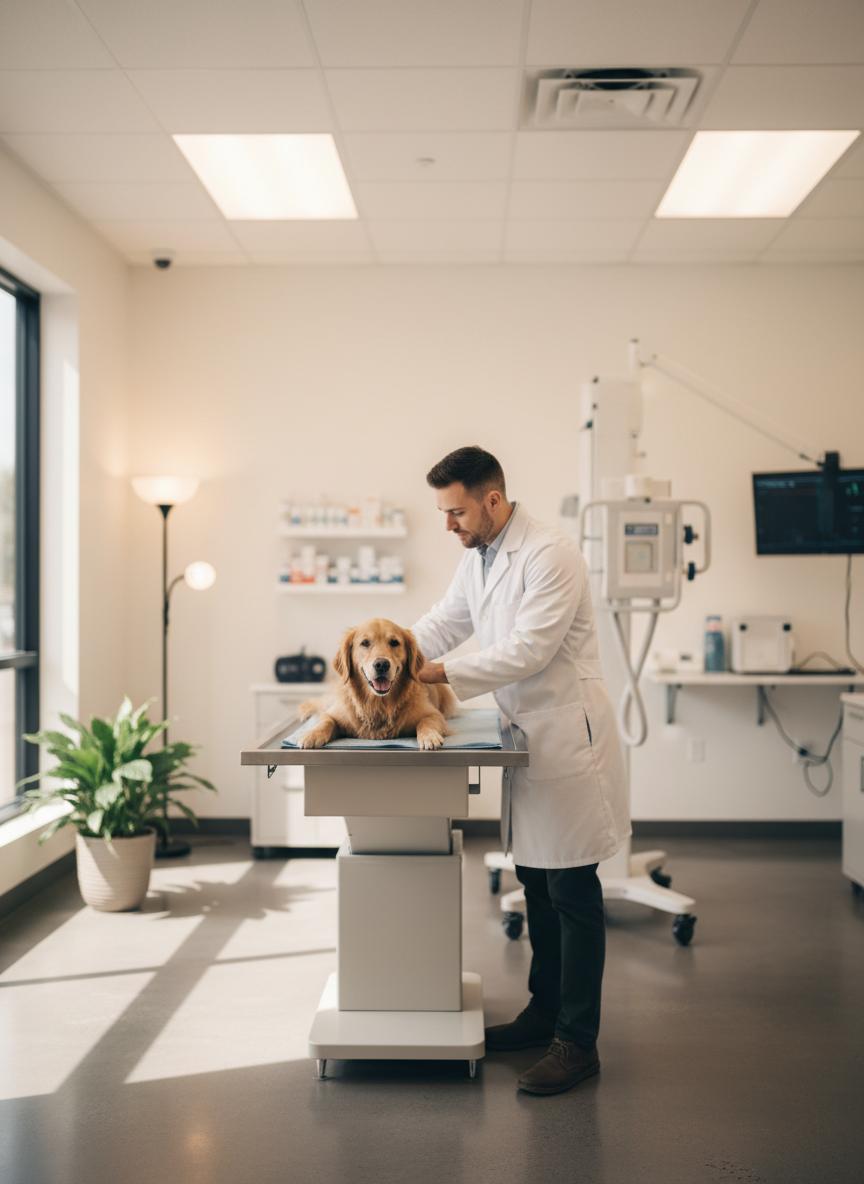 Hospital veterinário moderno