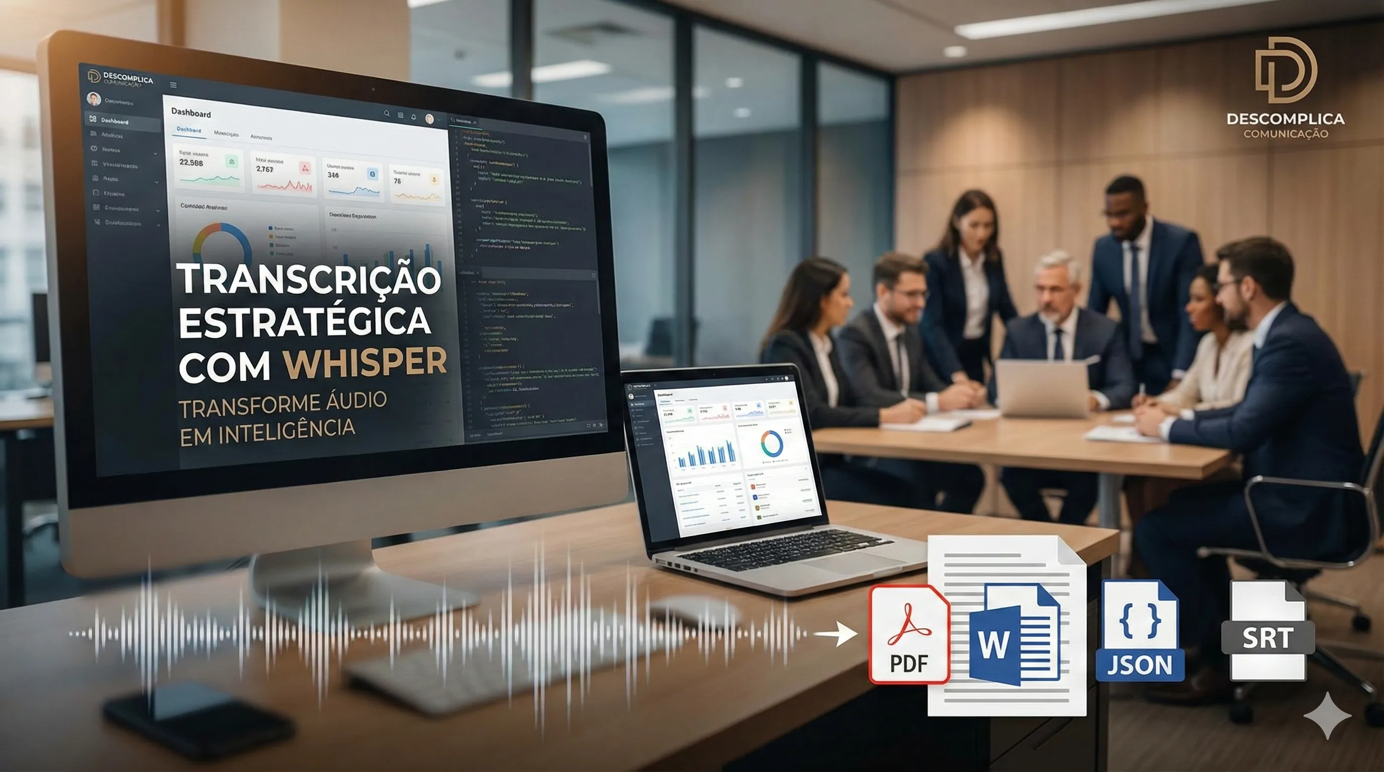 Como Transcrever Áudio MP3 de Graça com Whisper (Guia Completo e Profissional)