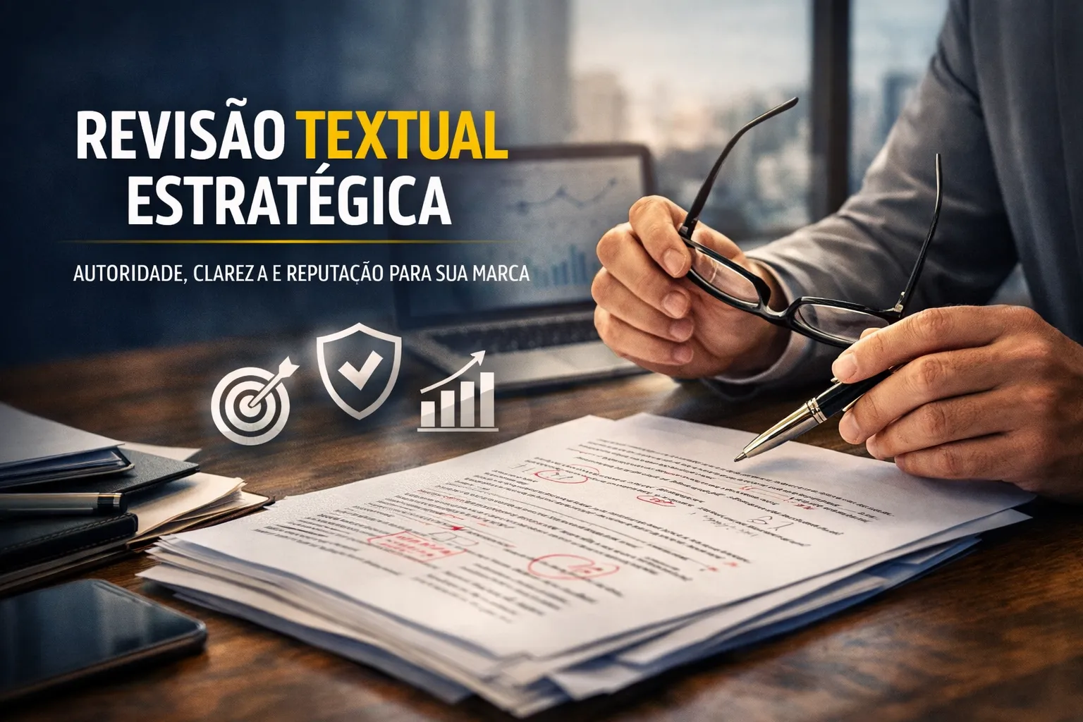 Revisão Textual Estratégica: autoridade, clareza e reputação para sua marca
