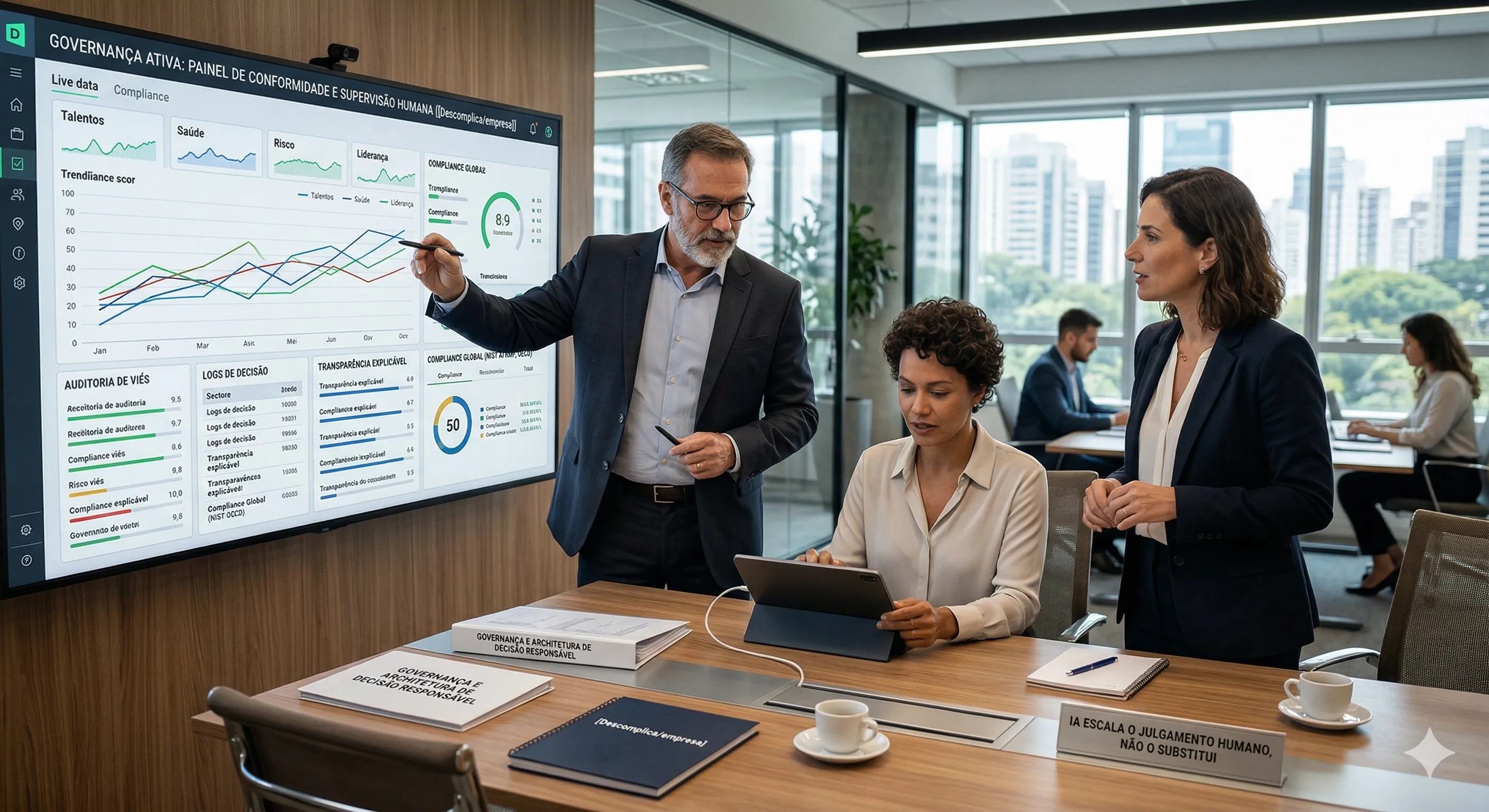 IA não substitui julgamento. Ela o escala. O diferencial competitivo já é governança.